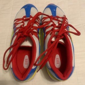 Rainbow bloch hip hop/jazz shoes